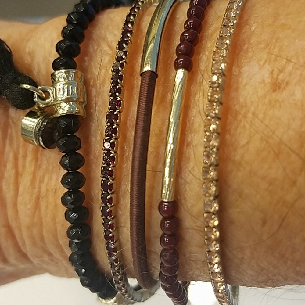 5 bangle bracelets